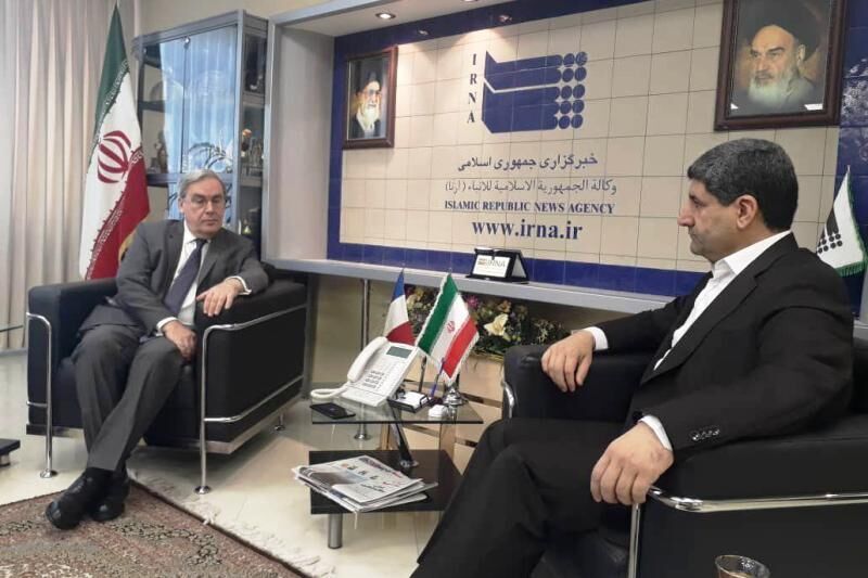 Exclusif ! Visite de l’ambassadeur de France à l’Agence de presse IRNA