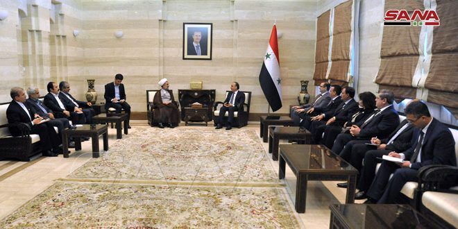 تعزيز التعاون الاقتصادي محور المباحثات بين الوفد البرلماني الايراني مع رئيس وزراء سوريا تعزيز التعاون الاقتصادي محور المباحثات بين الوفد البرلماني الايراني مع رئيس وزراء سوريا