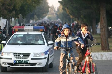 همایش ترکیبی دوچرخه‌سواری و پیاده‌روی در میاندوآب برگزار شد