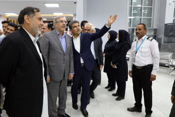 افتتاح سالن ترانزیت فرودگاه چابهار و کنارک