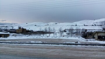 تصویرهایی از برف پائیزی در کالپوش