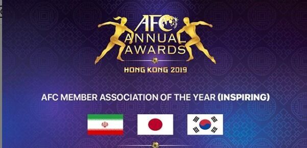 Iran football federation nominated for best inspiring federation of world