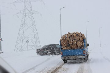 گردنه برفی الماس خلخال