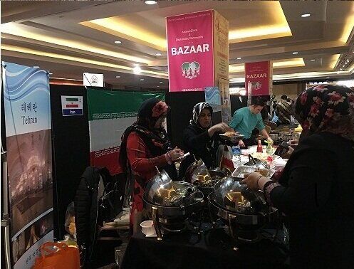 Iran participates in South Korea's diplomatic charity bazaar