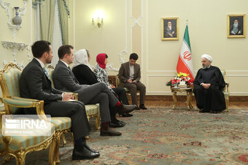 President Rouhani receives nine new Iranian envoys