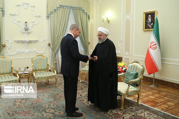 President Rouhani receives nine new Iranian envoys