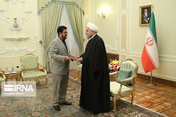 President Rouhani receives nine new Iranian envoys