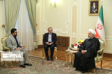 President Rouhani receives nine new Iranian envoys