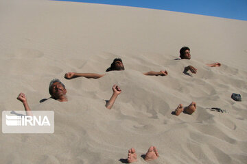 Sand hills of Rigan in southern Iran