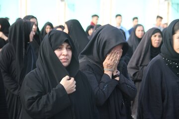 تشیع پیکر مطهر سروان شهید رضا صیادی مدافع نظم و امنیت شهرستان شوش