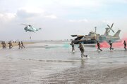 اجرای عملیات تاخت آبی خاکی در ساحل بندرعباس