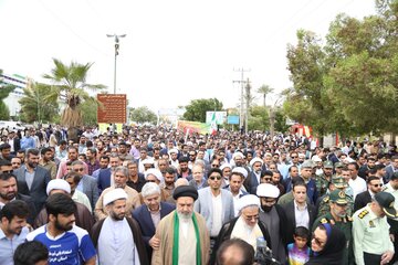 راهپیمایی مردم ولایتمدار هرمزگان علیه اغتشاشات اخیر در کشور