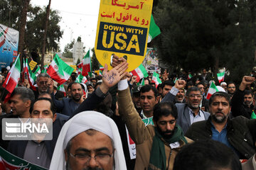 Iranian People Rally in Support of Gov't, Condemnation of Riots