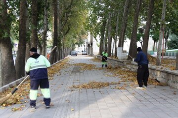 خودنمایی خزان در مهاباد