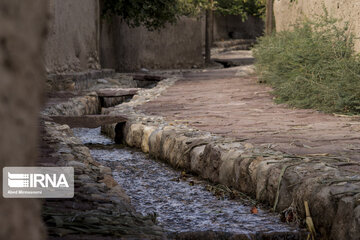 Garden alleys in Fall in Semnan; center Iran