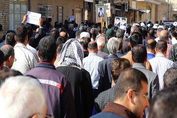 مردم ولایتمدار شوشتر با نظام جمهوری اسلامی تجدید بیعت کردند