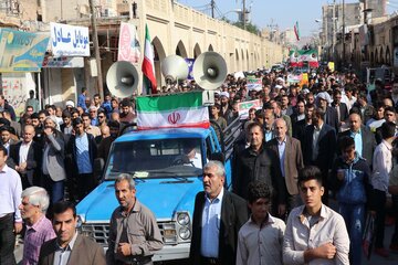مردم ولایتمدار شوشتر با نظام جمهوری اسلامی تجدید بیعت کردند