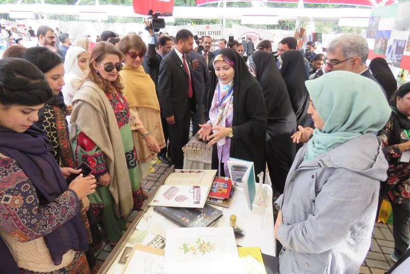 Iranian stall becomes center of attraction at Pakistani charity bazaar