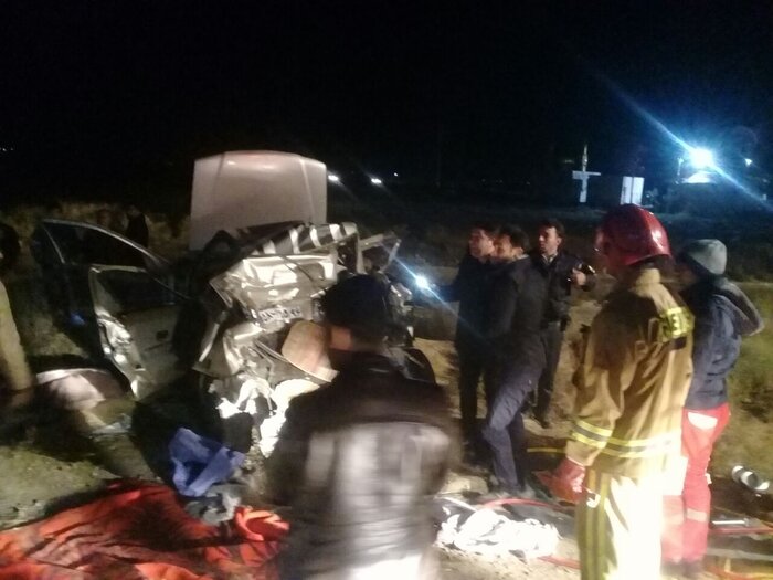 پنج کشته در تصادف سمند و تریلی در جاده دامغان به شاهرود