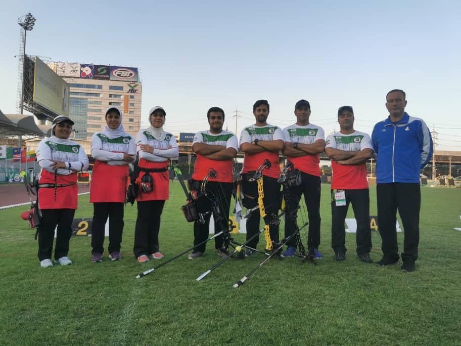 Iranisches Compound-Team für Männer gewinnt Bronzemedaille