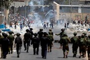 هلال احمر فلسطین: ۷۷ نفر در تظاهرات روز خشم زخمی شدند