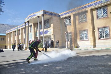 مانور زلزله و ایمنی در خرم‎آباد