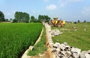 ۷۳ سازه غیرمجاز در عرصه‌های کشاورزی خراسان شمالی تخریب شد