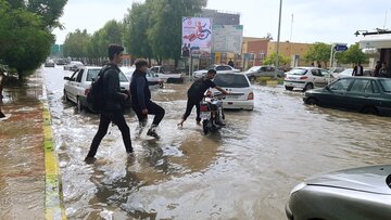 آبگرفتگی معابر شهر بوشهر