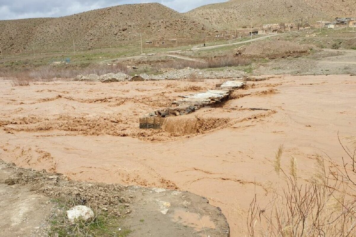 یک زن در طغیان رودخانه فصلی دهستان مرغا ایذه مفقود شد