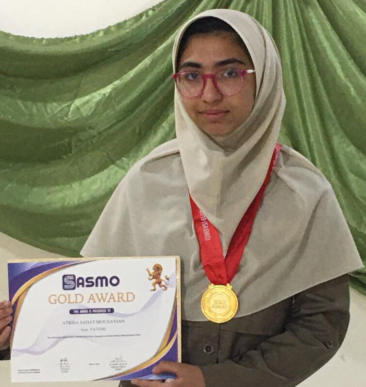 Iranian teenage girl wins gold in Asian math Olympiad