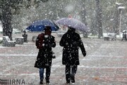 برف و باران در ۱۶ شهرستان خراسان رضوی بارید