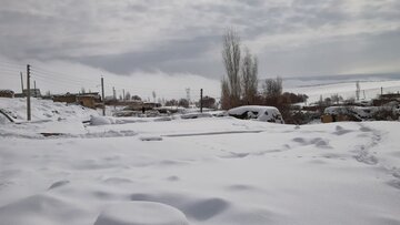 چهره زمستانی روستاهای تکاب در اواسط آخرین ماه پاییز 