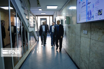 Indian ambassador at IRNA office in Tehran