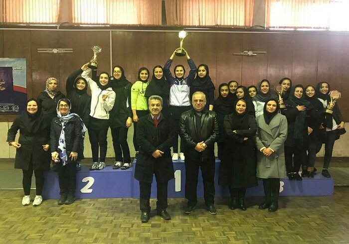 جام طلایی ایران بر دستان دختران فلوریست آذربایجان‌غربی