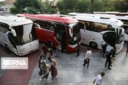 ۲ هزار و ۵۰۰ دستگاه اتوبوس در آخرین شب ماه صفر از مشهد خارج شدند
