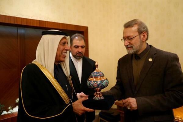 تأکید رؤسای مجلس ایران و قطر بر گسترش روابط اقتصادی دوجانبه

