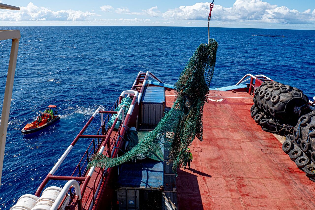 اولین ماموریت موفقیت‌آمیز پاکسازی زباله‌دان بزرگ اقیانوس آرام