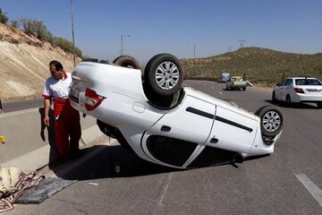 سانحه رانندگی در  محور ایلام‌- مهران ۲ کشته برجای گذاشت