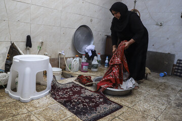 بحران آب‌گرفتگی معابر اهواز/ گزارش دوم