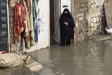 امدادرسانی  به ۱۹۶ نفر درآبگرفتگی مناطق مختلف اهواز