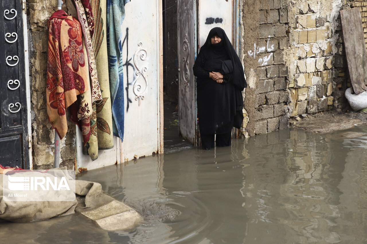 امدادرسانی  به ۱۹۶ نفر درآبگرفتگی مناطق مختلف اهواز 