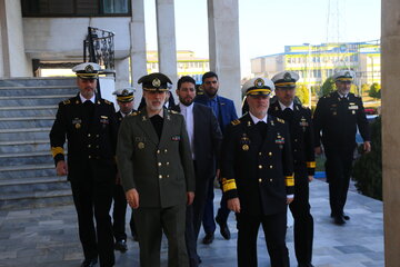 وزیر دفاع در دانشگاه علوم دریایی نوشهر