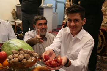 شب نشینی چله در ارومیه