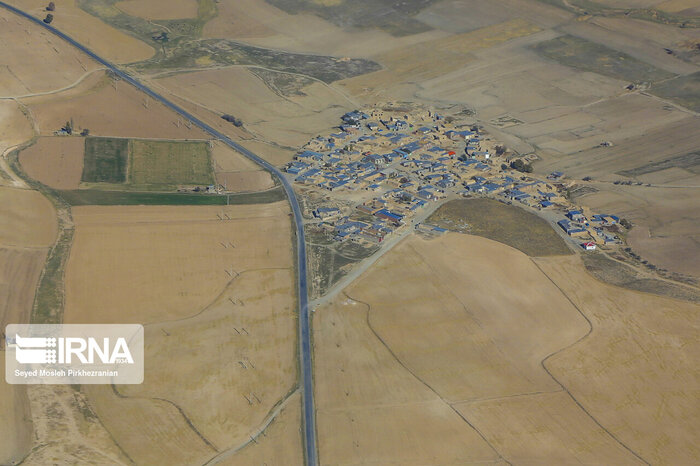 تصویر هوایی از روستاهای کردستان 