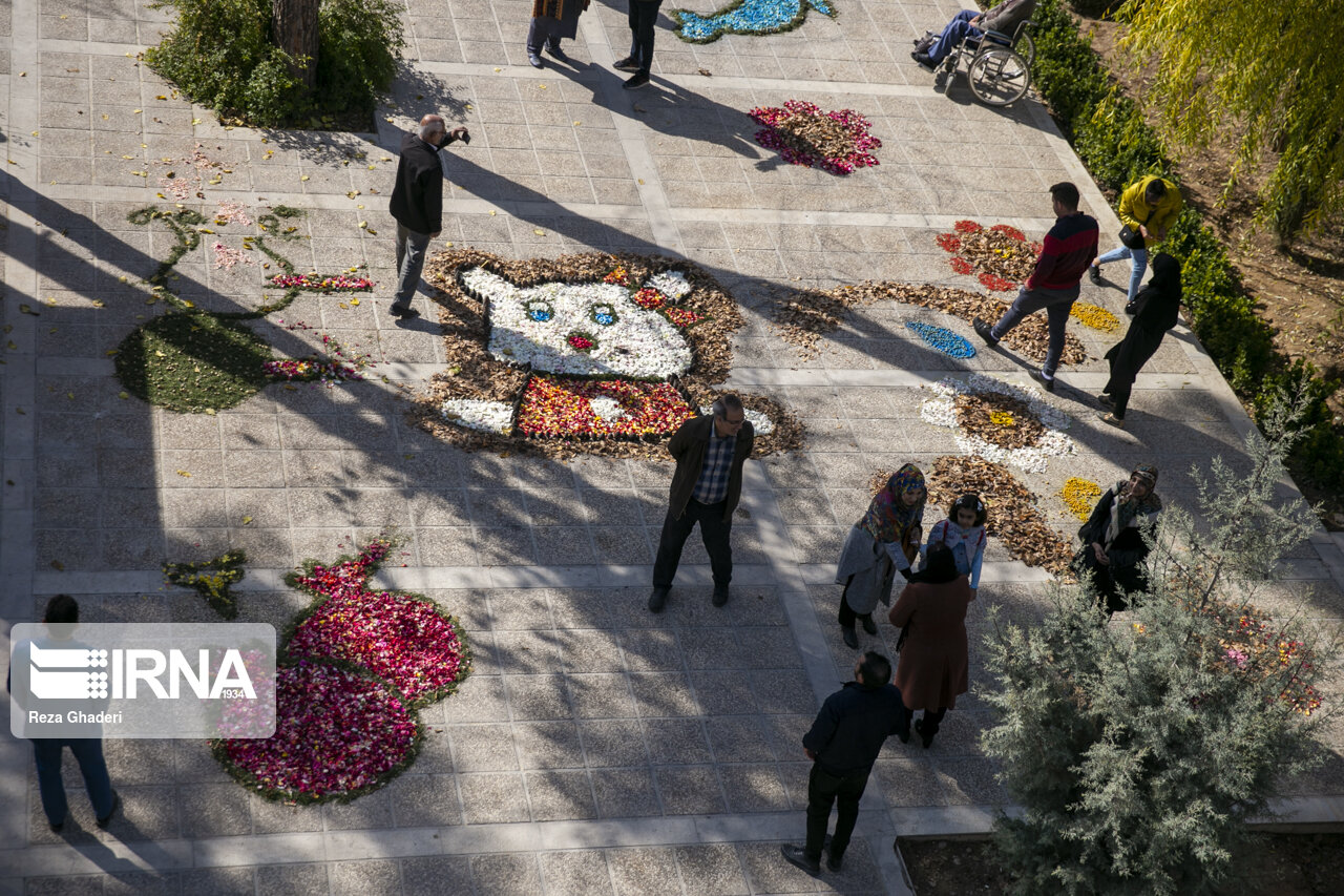 جشنواره برگ‌های پاییزی در بوستان وصال شیرازی