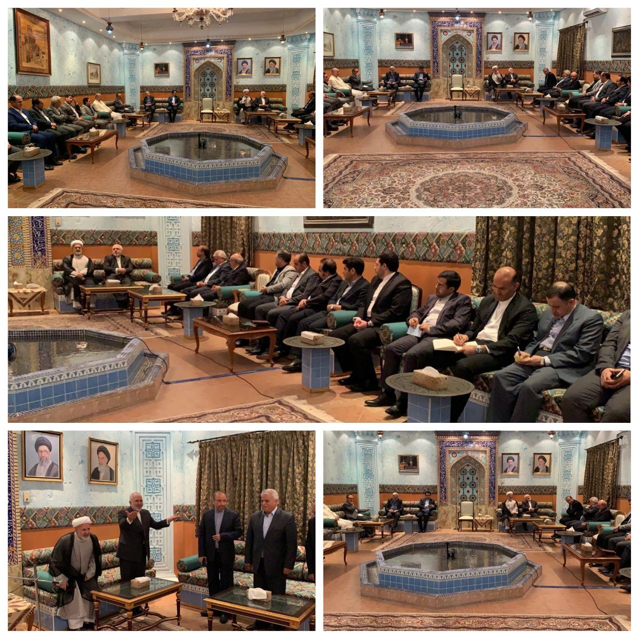Iran's Zarif meets Iranian businessmen in Oman