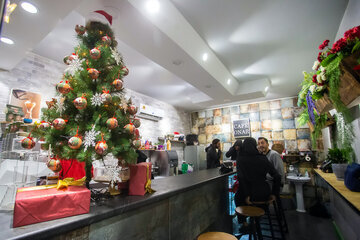 Ambiance de Noël à Ispahan