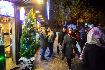 Ambiance de Noël à Ispahan