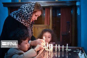 Ceremony on Christmas at Surp Grigor Church in Tehran