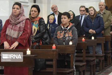 Ceremony on Christmas at Surp Grigor Church in Tehran